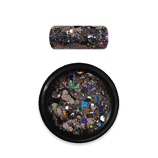 [MN043] Holo Glitter Mix Black