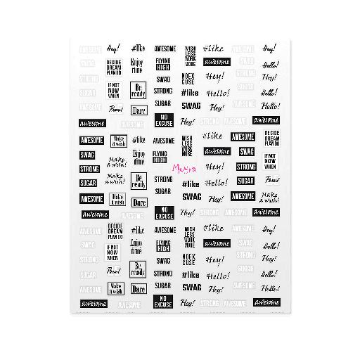 [MST22] Nail Art Sticker N° 11