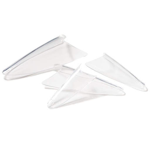 Clear Stiletto Tips 50pcs
