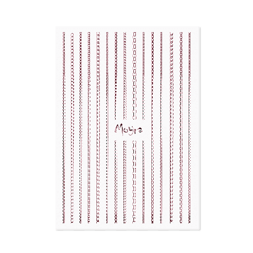 [MST08] Sticker Chain Rose Gold