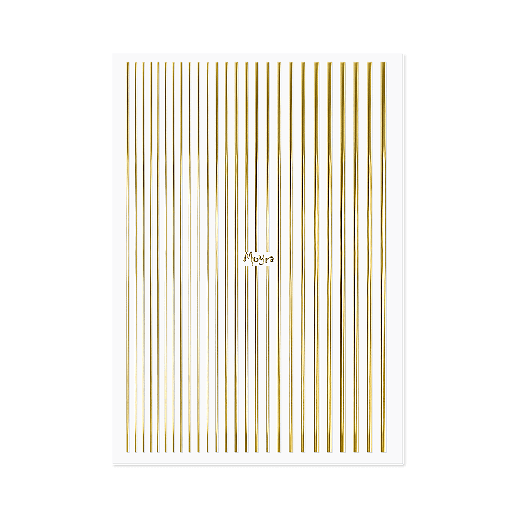 [MST01] Sticker Strips Gold