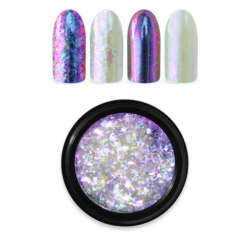 [MN006] Rainbow Flakes Pink