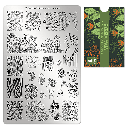 [MP82] Stamping Plate Viva Verde